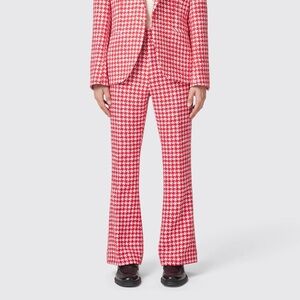 Twisted Tailor Gittings Flare Houndstooth Trouser Pants 28R